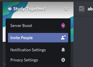 invite friends to discord server